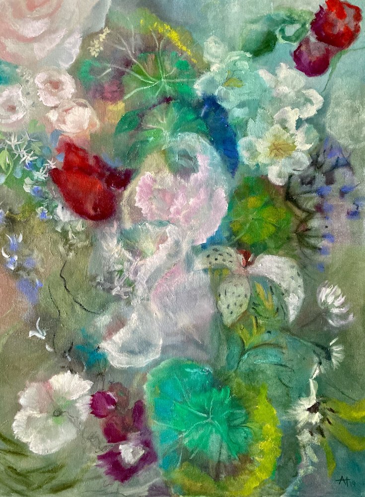 Un jardin aux couleurs éclatantes - Alexandra Higgins