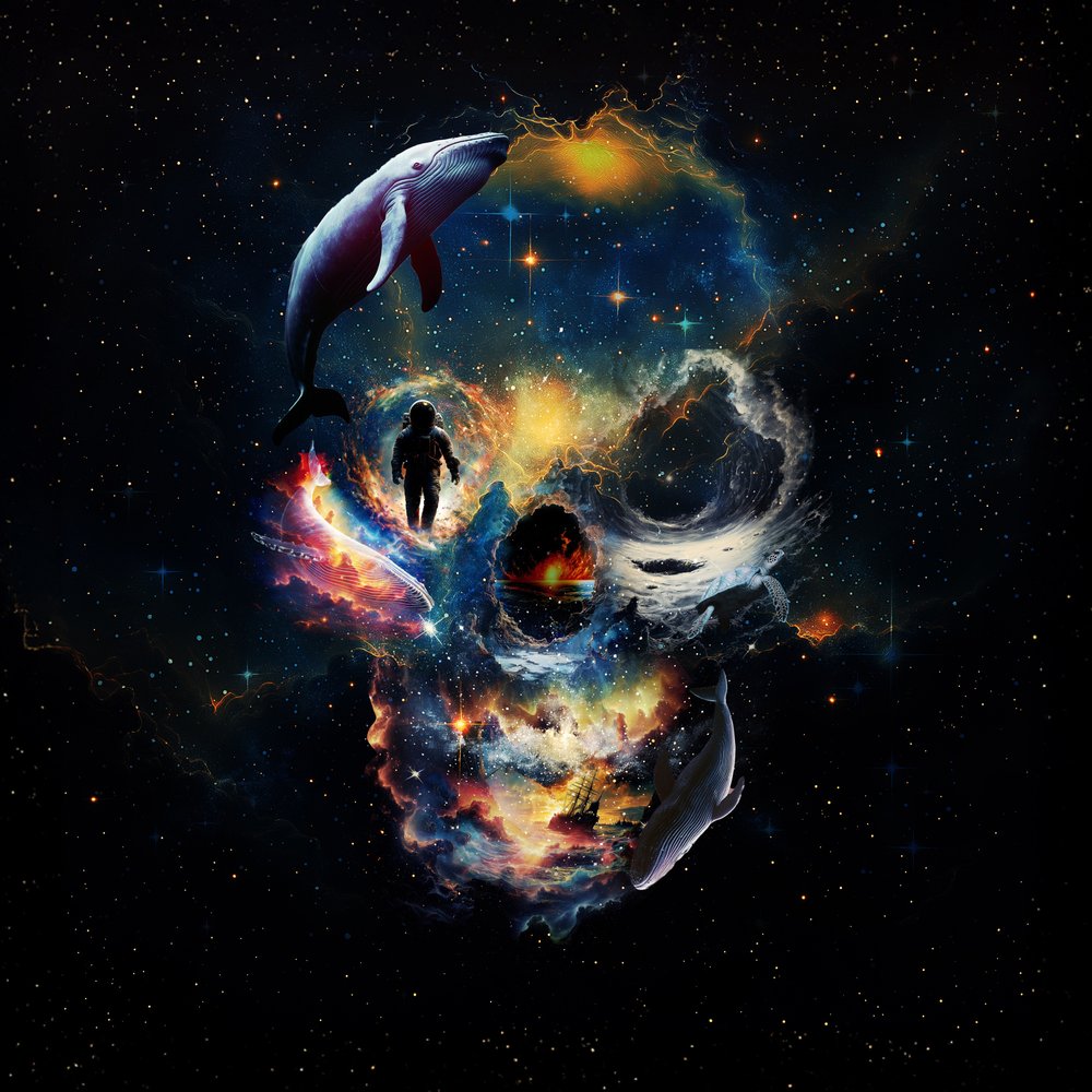 Crâne de baleine spatiale - Ali Gulec