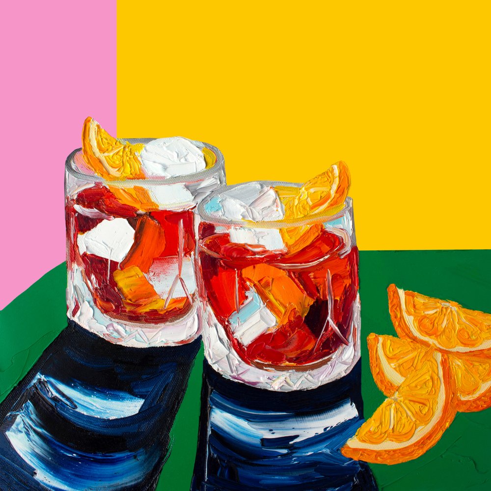 Cocktails colorés - Alice Straker