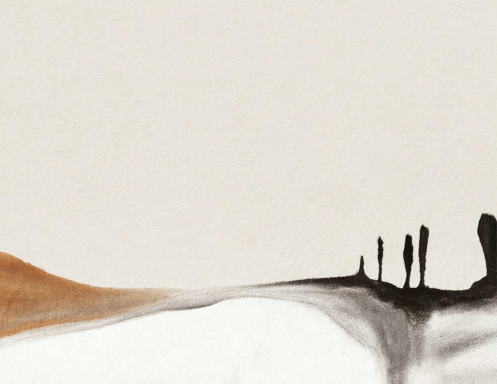 Formes abstraites du désert - Alma