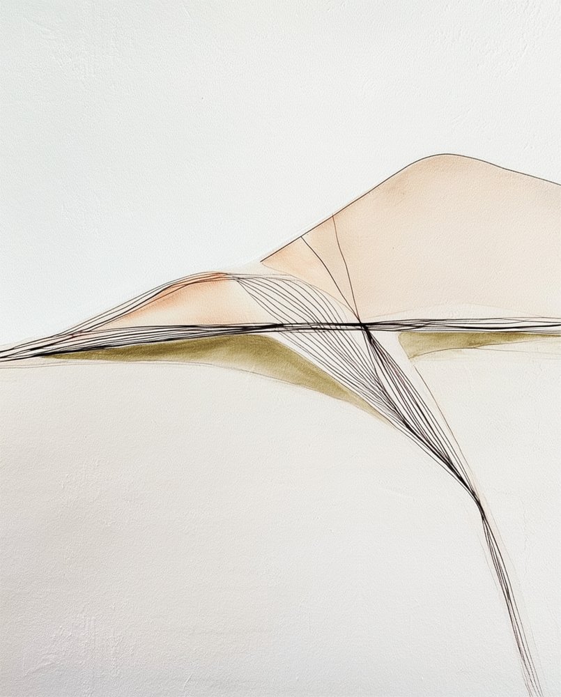 Paysage fluide abstrait - Alma