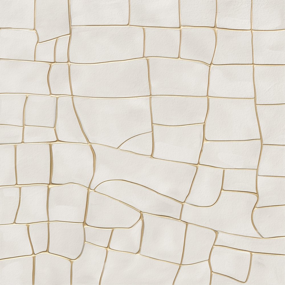 Élégant motif en écailles dorées - Alma