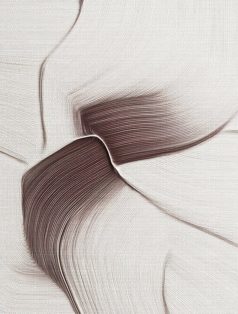 Lignes brunes fluides - Alma