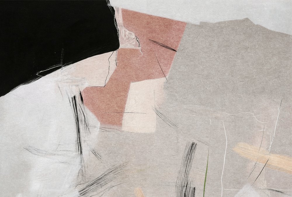 Composition abstraite aux tons discrets - Alma