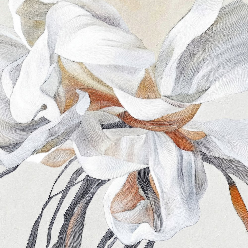 Abstrait floral délicat - Alma