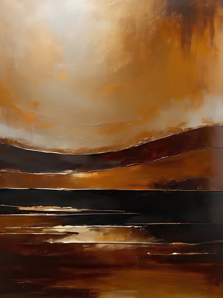 Paysage abstrait au coucher du soleil - Alpenglow Workshop