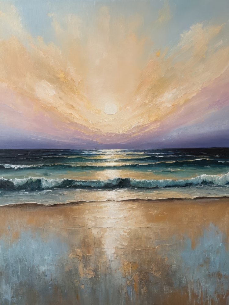 Coucher de soleil sur l