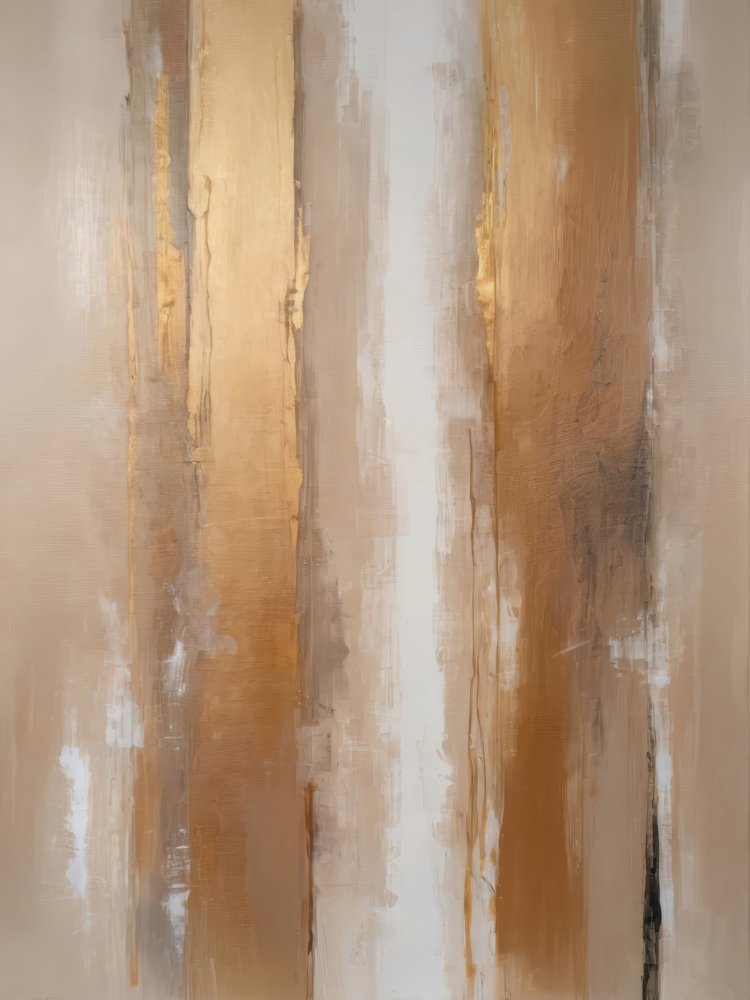 Abstrait vertical doré - Alpenglow Workshop