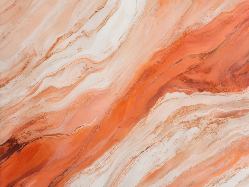 Courant de marbre orange - Alpenglow Workshop