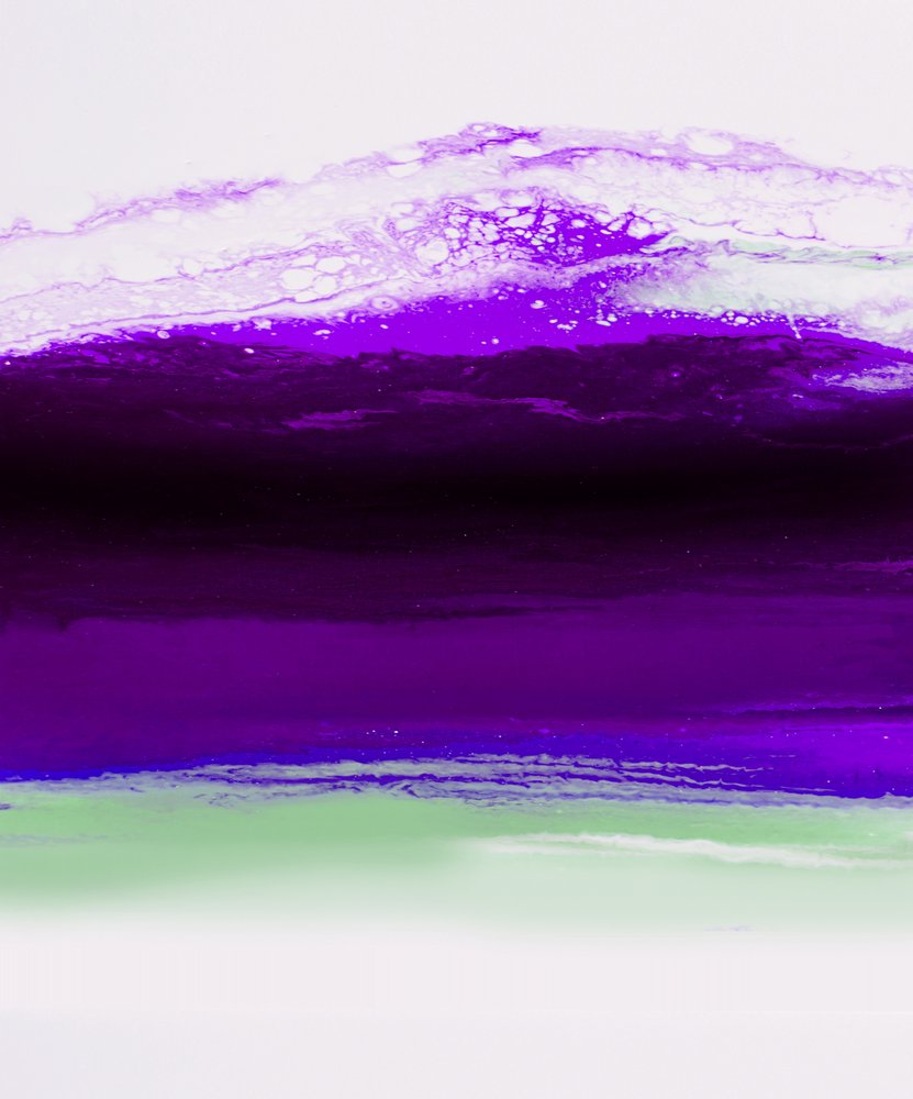 Paysage abstrait violet - Alyson Storms