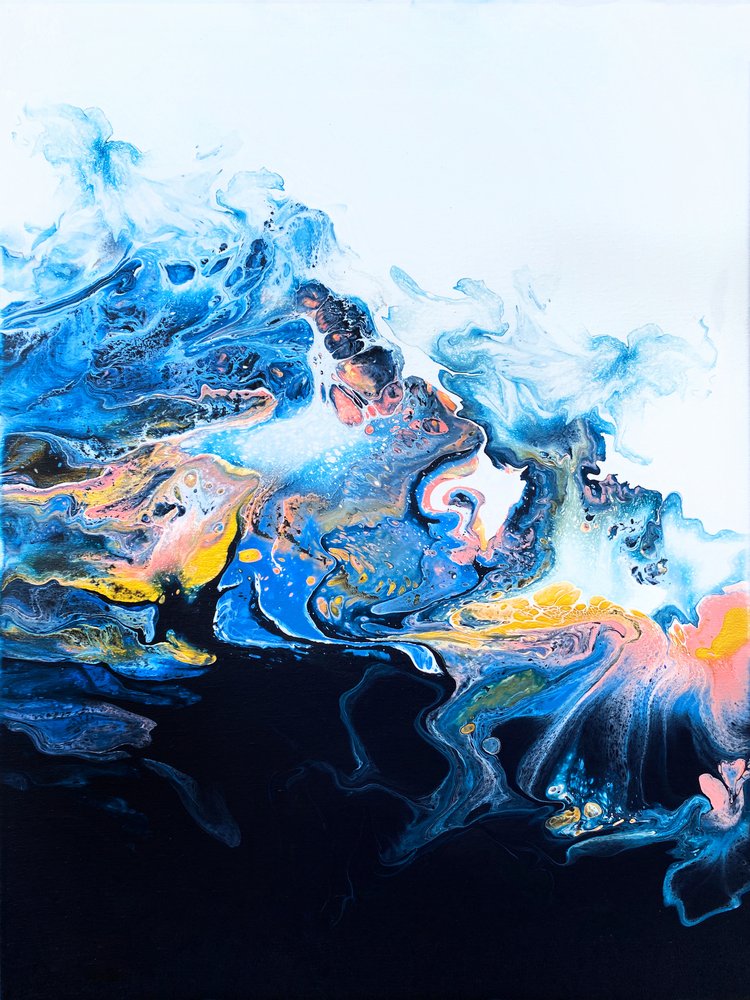 Tourbillon bleu dynamique - Alyson Storms