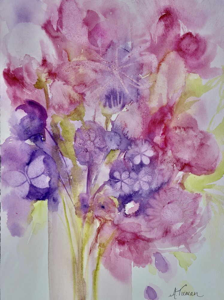 Fleurs aquarellées et rêveuses - Amy Tieman