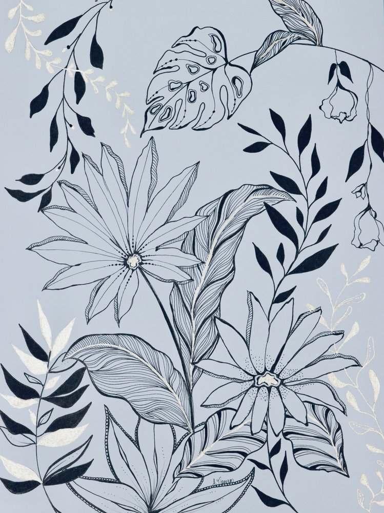 Une végétation tropicale sereine - Amy Tieman