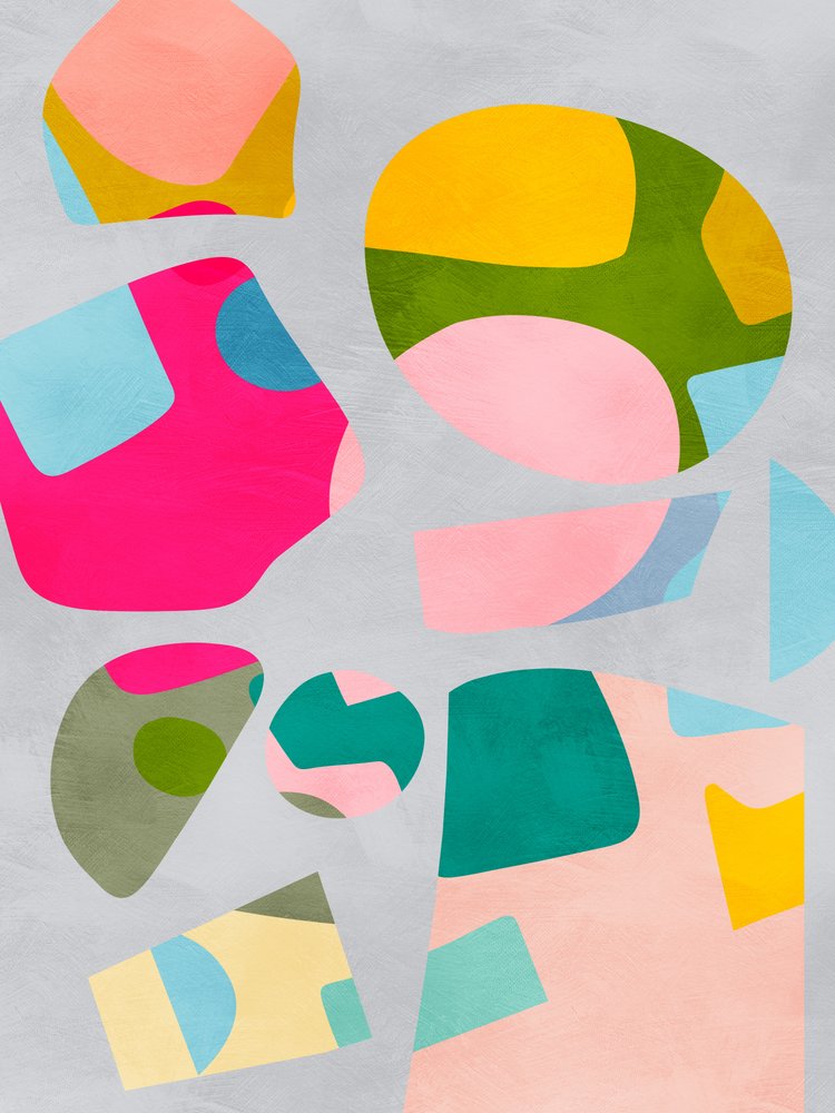 Découpe minimaliste et colorée - Ana Rut Bre