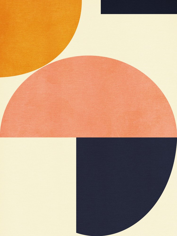 Rainbow Plus Shapes  Bleu moutarde 2 - Ana Rut Bre