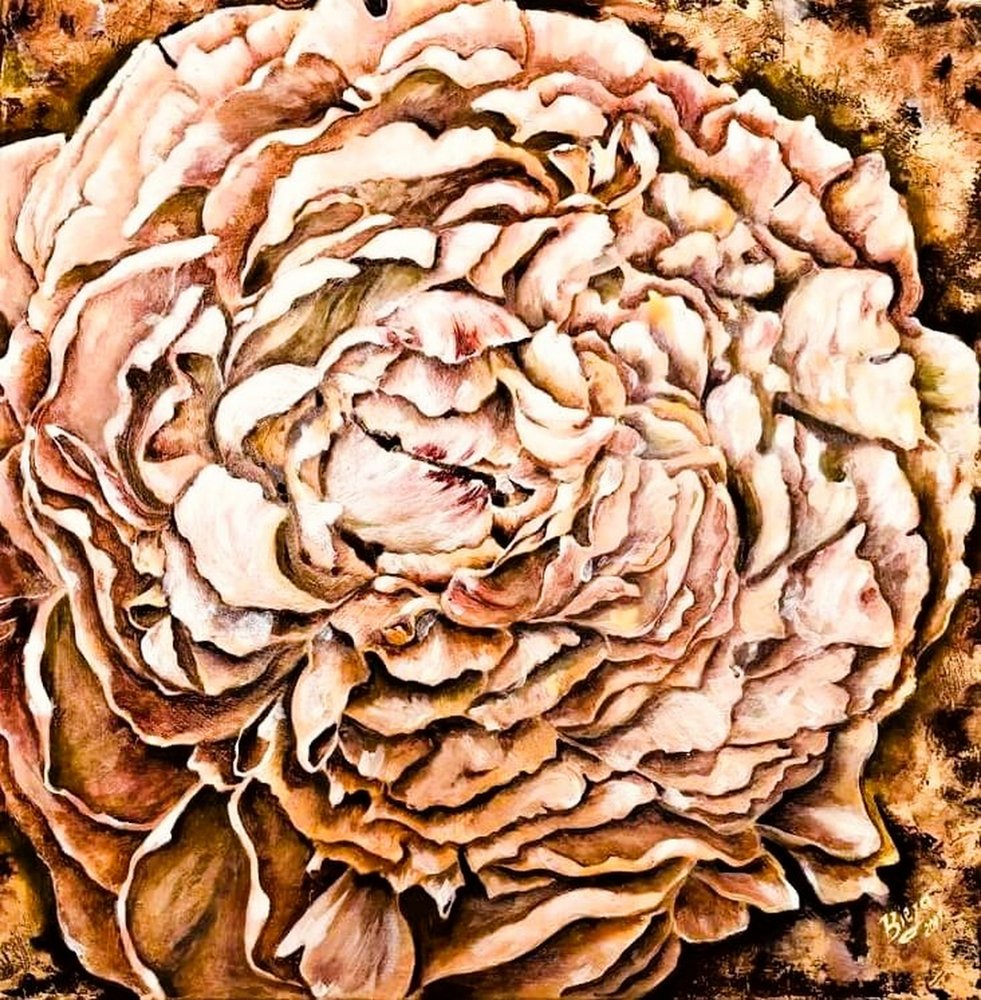 Fleur de pivoine au chaud - Anda Bieza