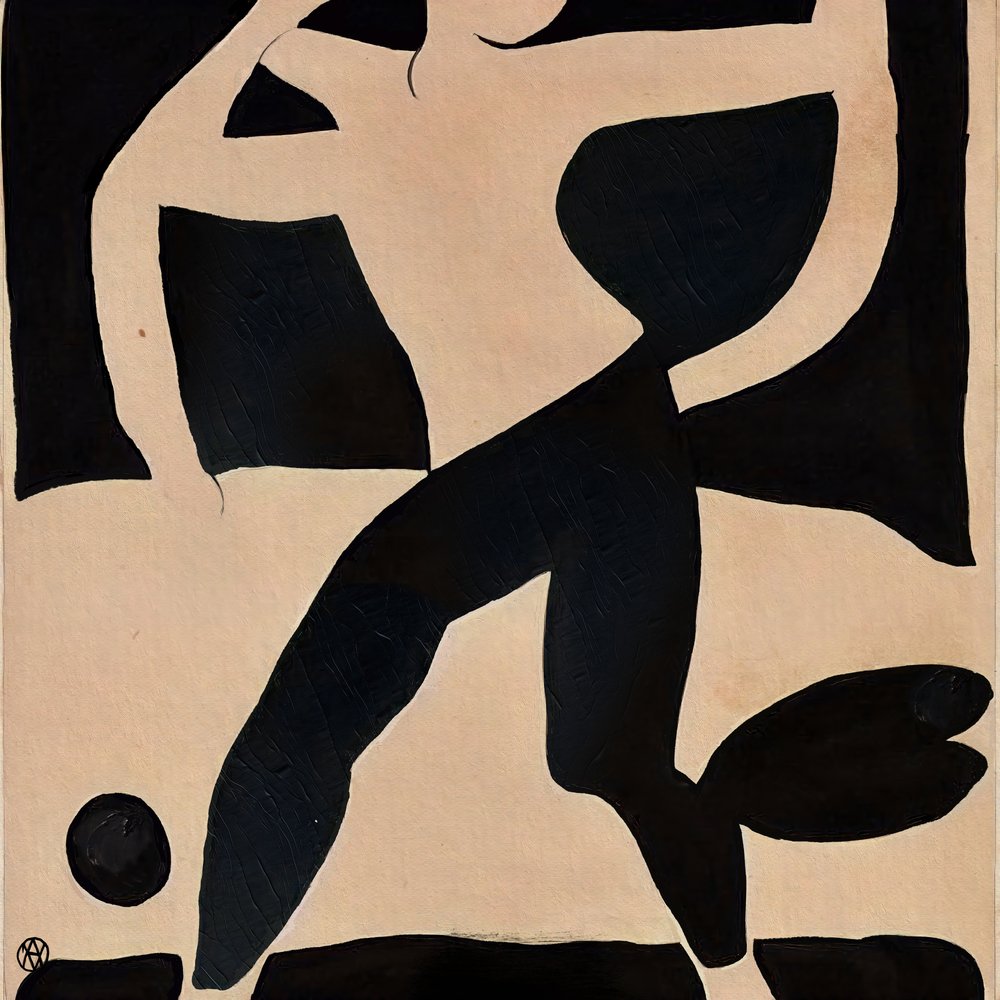 Figure abstraite dynamique - André Viana