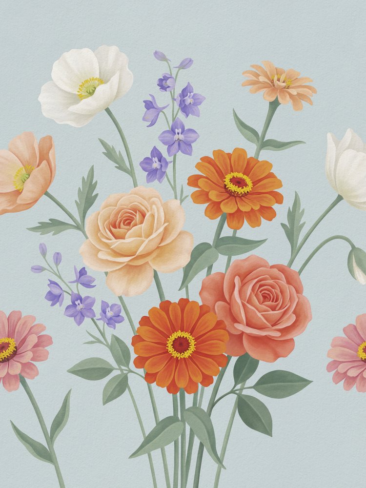 Fleurs colorées du jardin - Andreas Magnusson