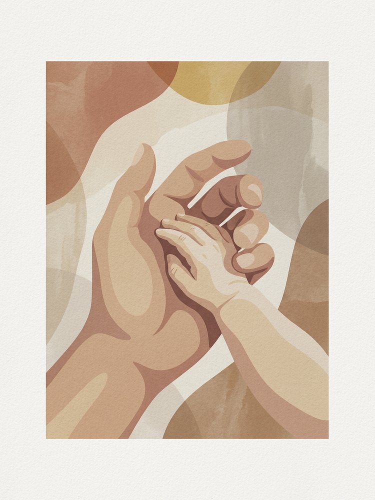 Une tendre étreinte parentale - Andreas Magnusson