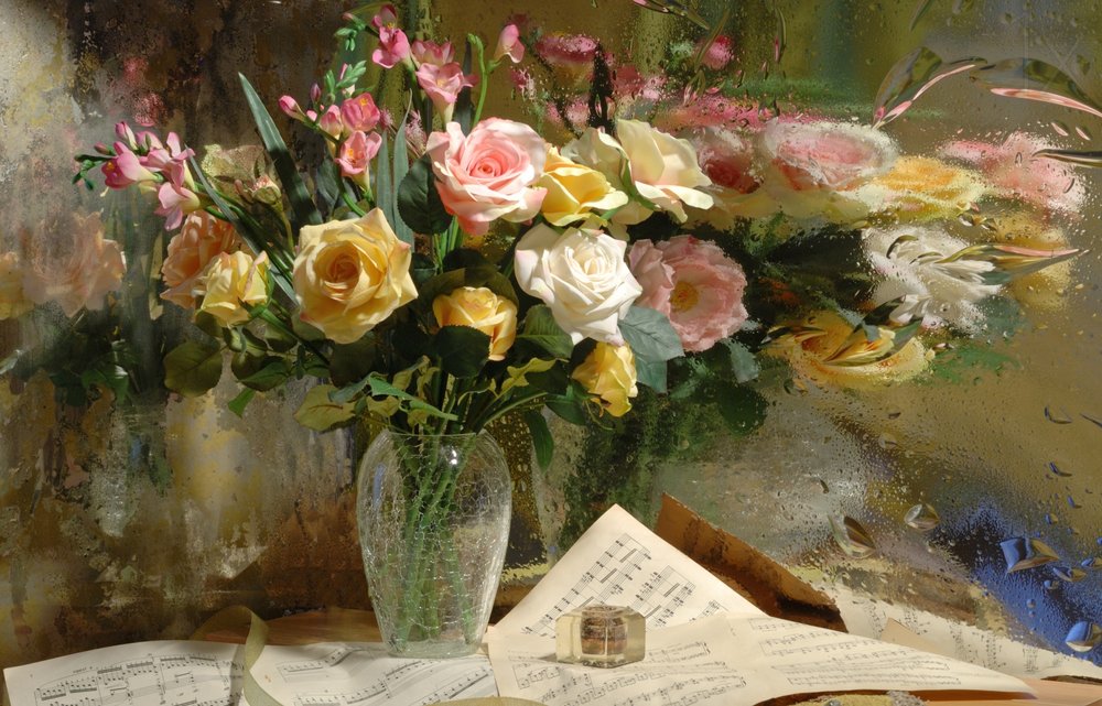 Des roses romantiques sous la pluie - Andrey Morozov