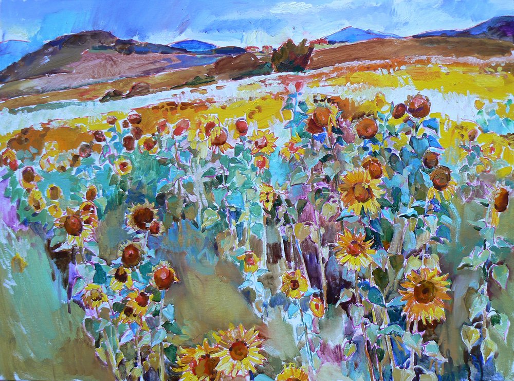 Champs de tournesols dorés - Andrii Kutsachenko