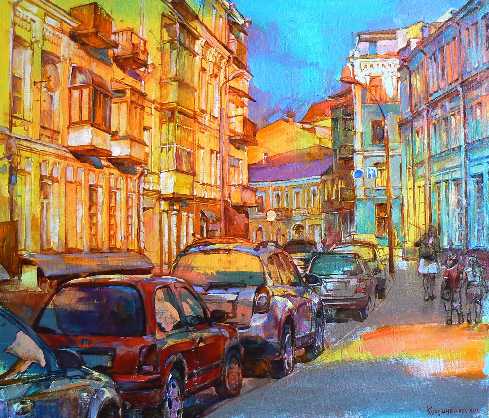 Une rue animée en ville - Andrii Kutsachenko