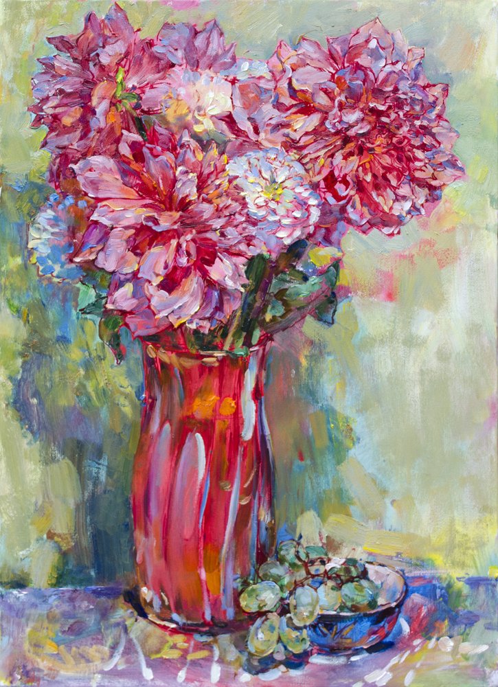 Nature morte florale éclatante - Andrii Kutsachenko
