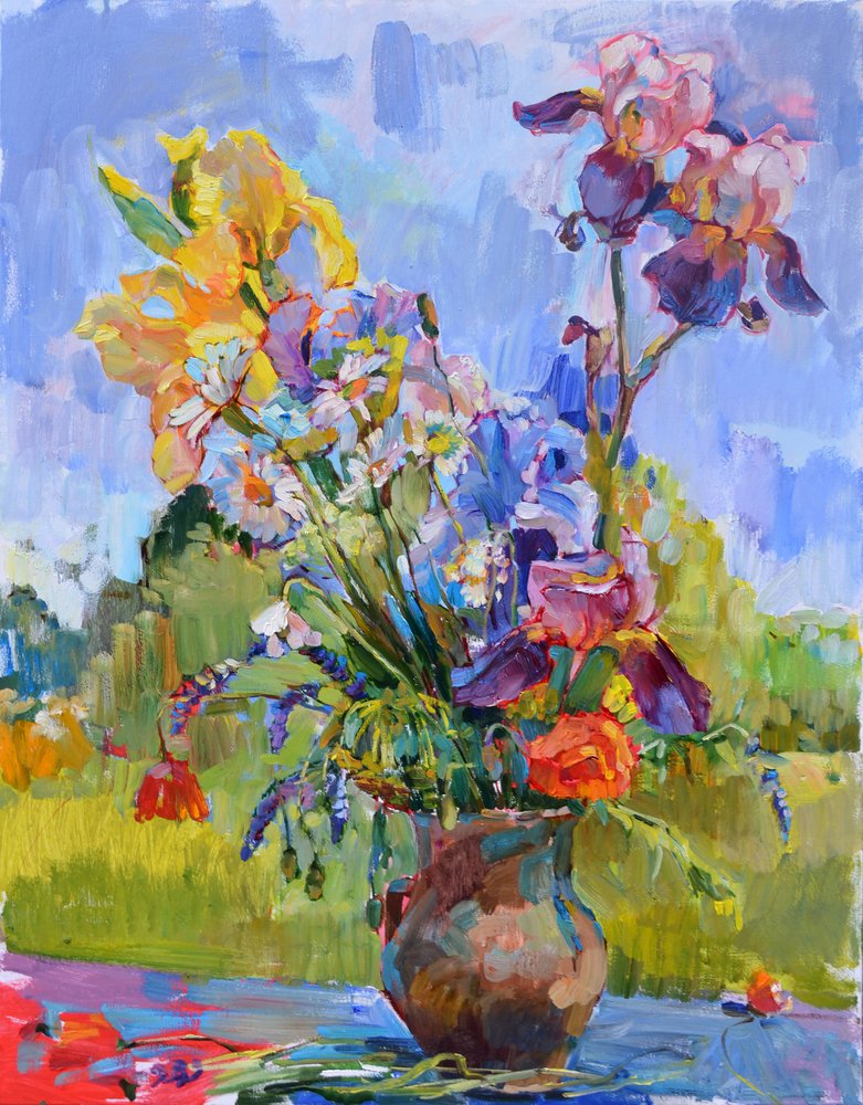 Des iris aux couleurs éclatantes - Andrii Kutsachenko