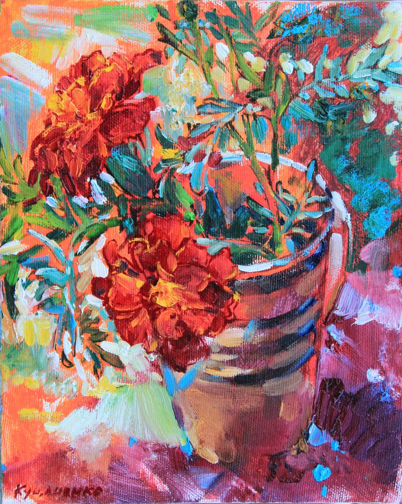 Bouquet de soucis aux couleurs vives - Andrii Kutsachenko