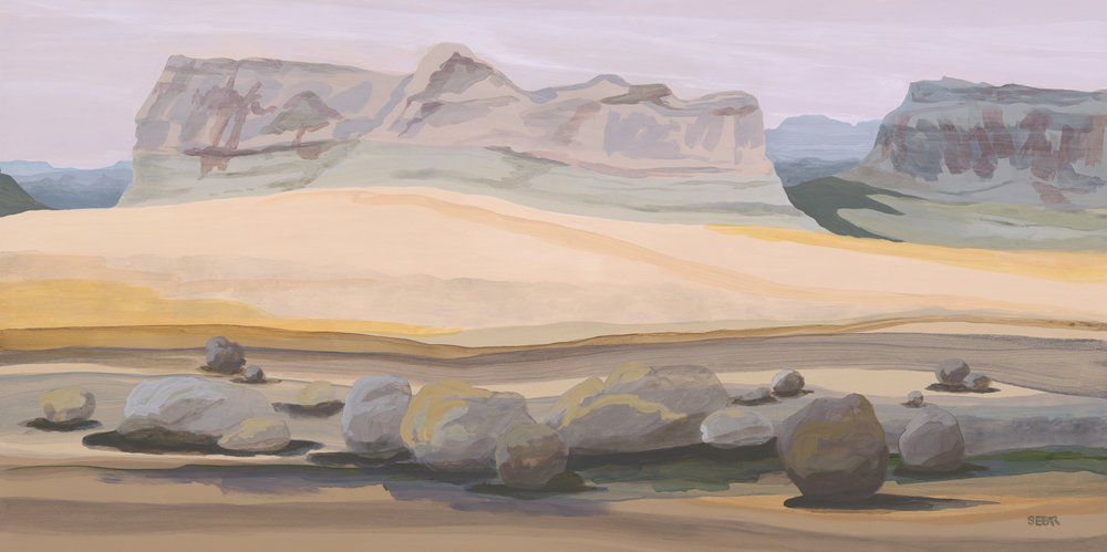 Desert Rock Formations - Angela Seear