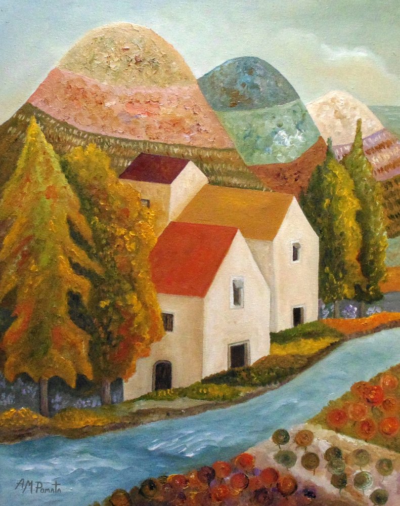 La rivière du village d