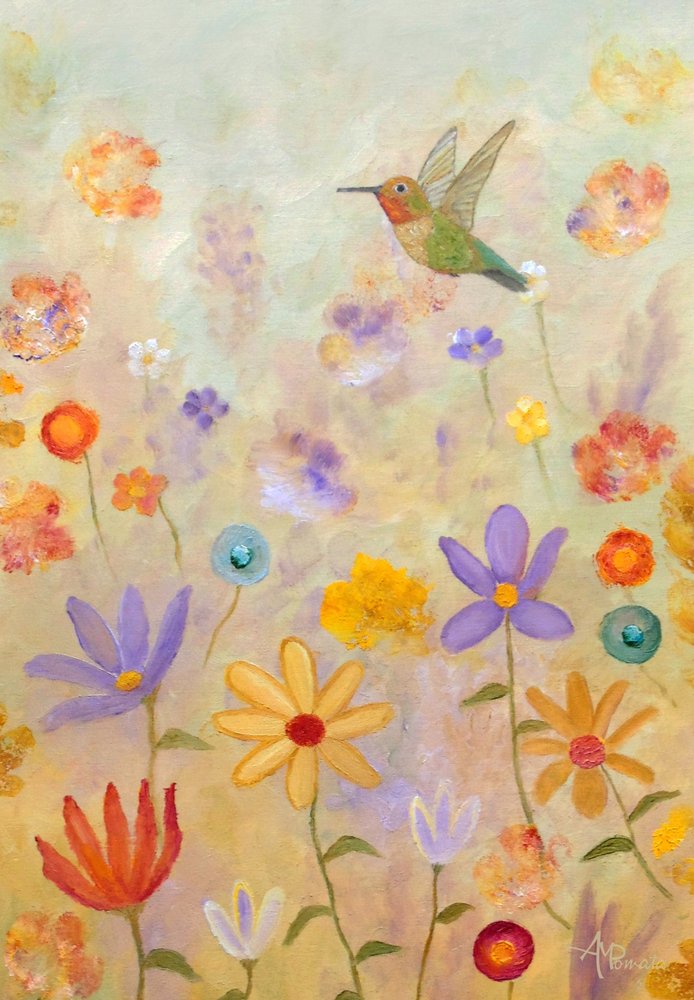 Jardin fantaisiste des colibris - Angeles M. Pomata