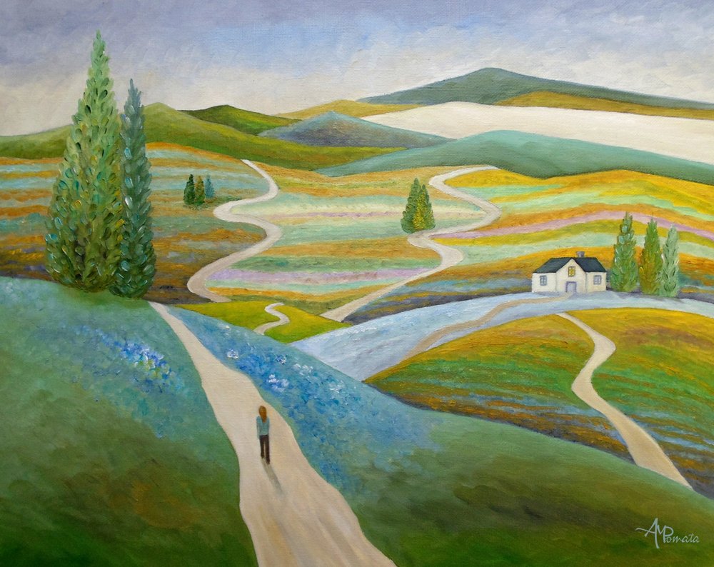 Le chemin sinueux qui mène chez soi - Angeles M. Pomata