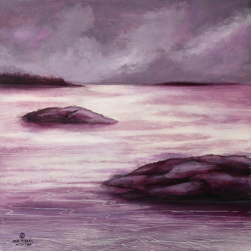 Eaux violettes mélancoliques - Ania Witwitzka