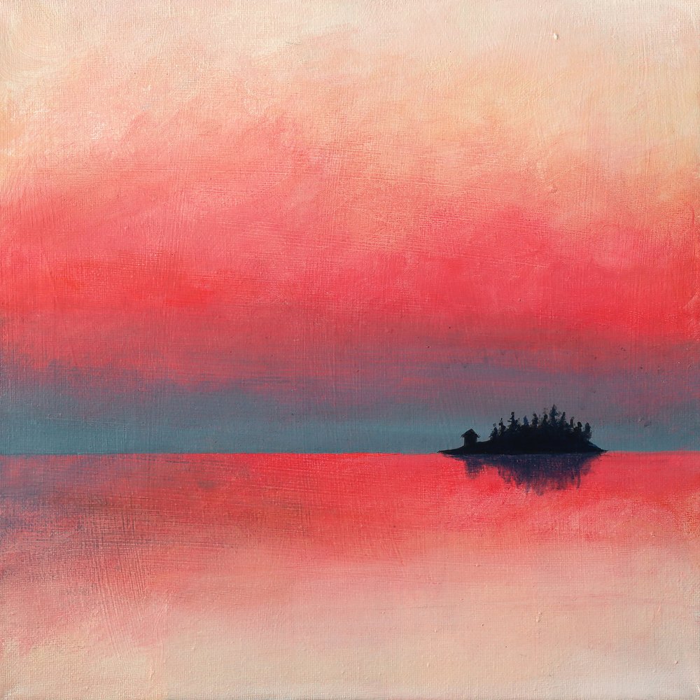 Coucher de soleil sur l