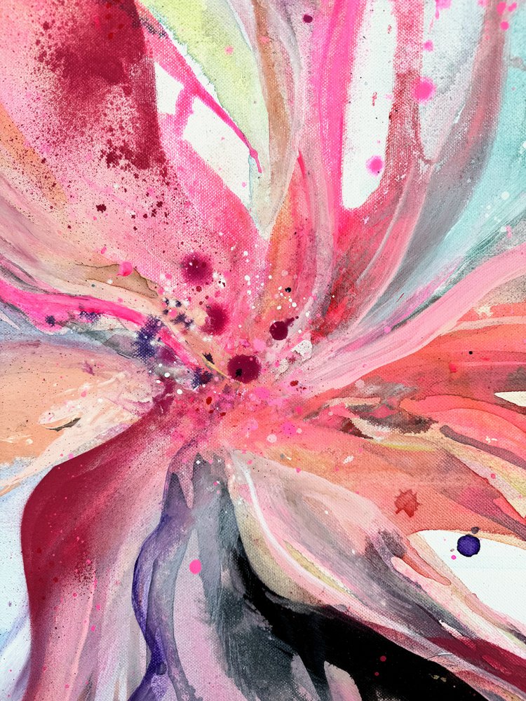 Fleur rose éclatante - Anna Viklund