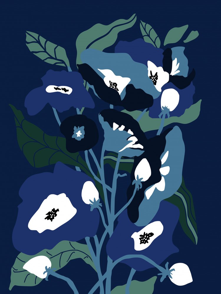 Deep Blue Botanicals - Annick