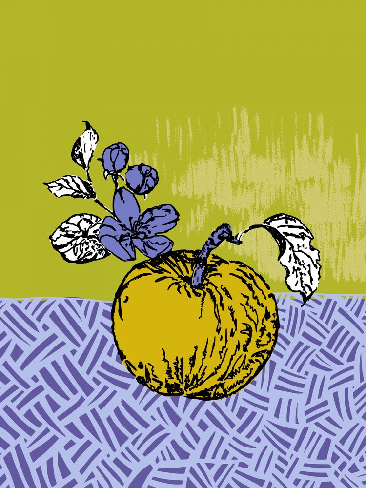 Fleur de pommier doré - Annick