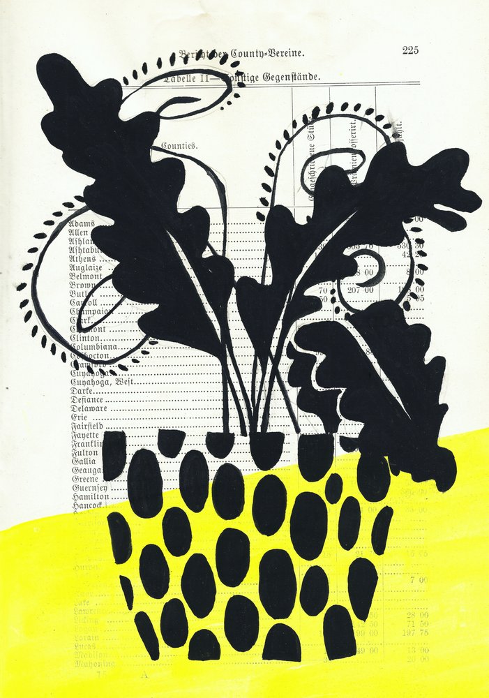 Plante à pois moderne - Annick