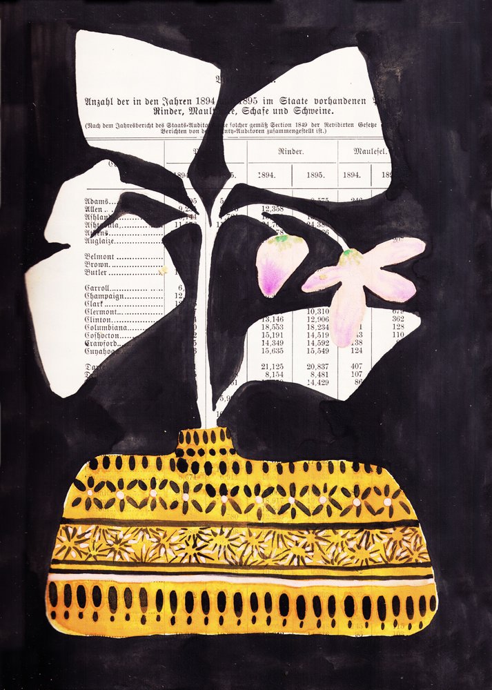 Vase à motifs Bloom - Annick