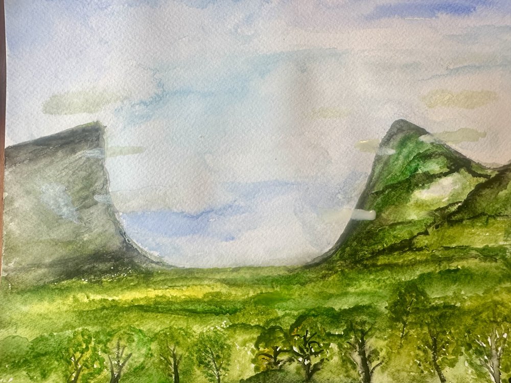 La vallée verdoyante des montagnes - Annika Tiren