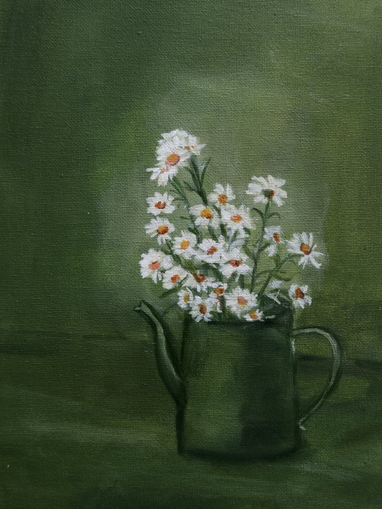 Bouquet de marguerites rustique - Arohika Verma