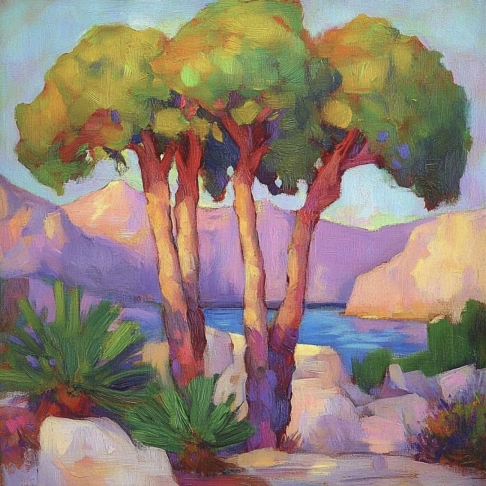 Les arbres lumineux du littoral - Avanesova Elena