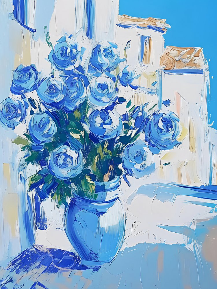 Roses bleues de la Méditerranée - Avanesova Elena