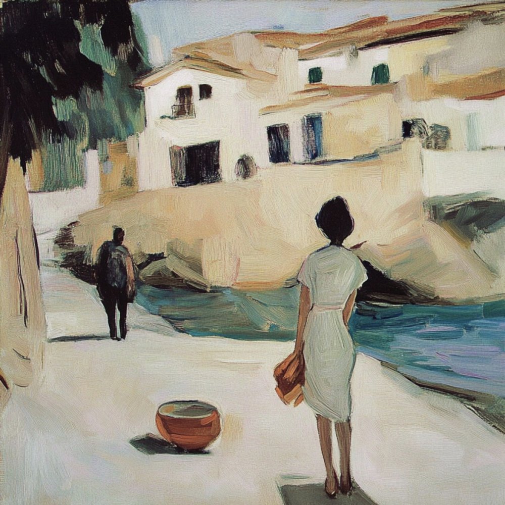Promenade sur la côte méditerranéenne - Avanesova Elena