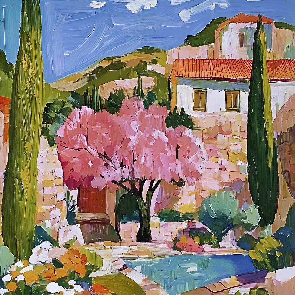 Le Village des Fleurs Roses - Avanesova Elena