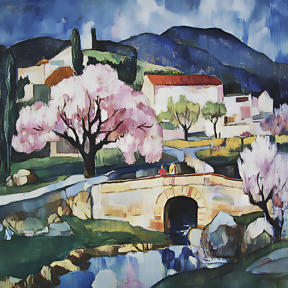 Le Village des Fleurs de Printemps - Avanesova Elena