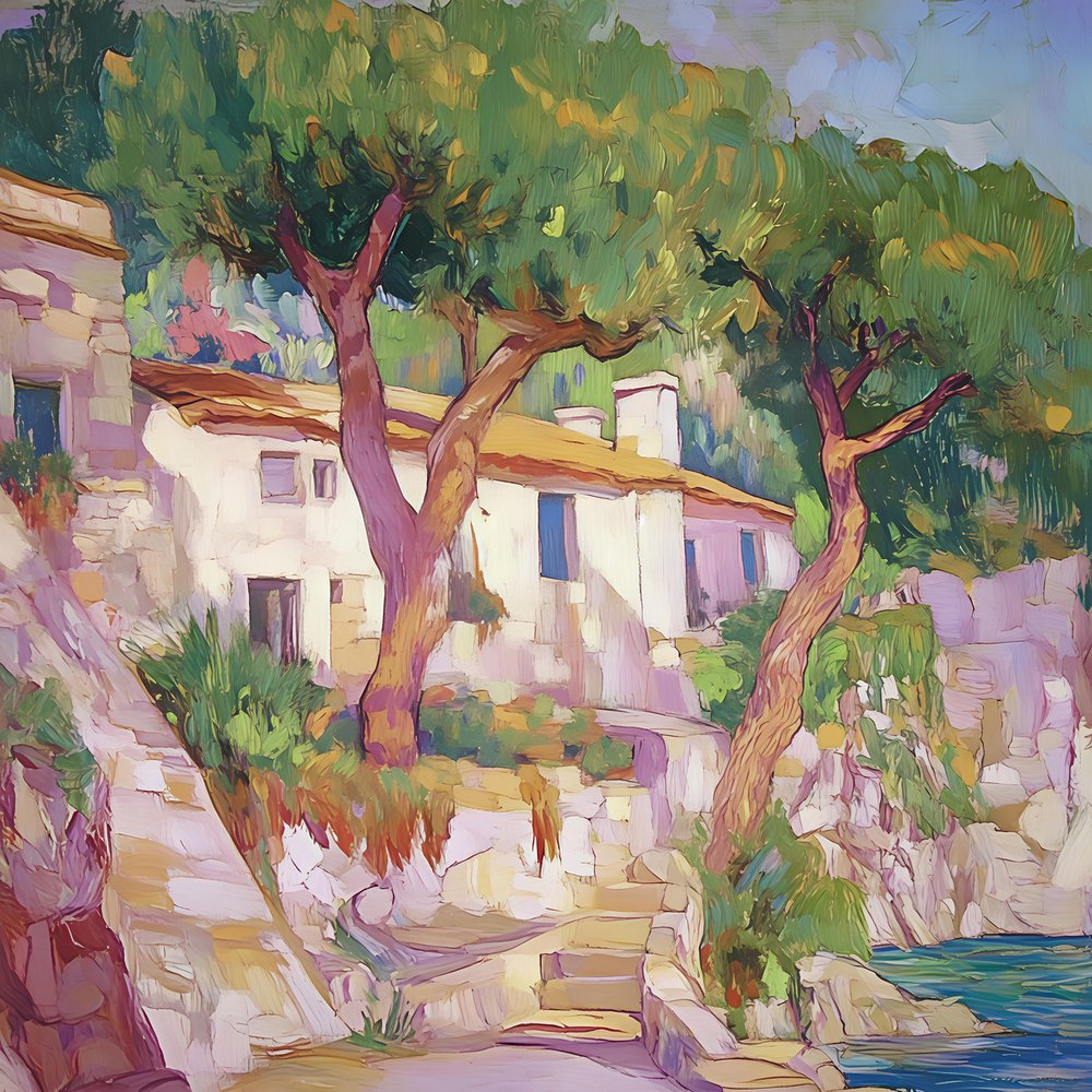 Sentier côtier ensoleillé - Avanesova Elena