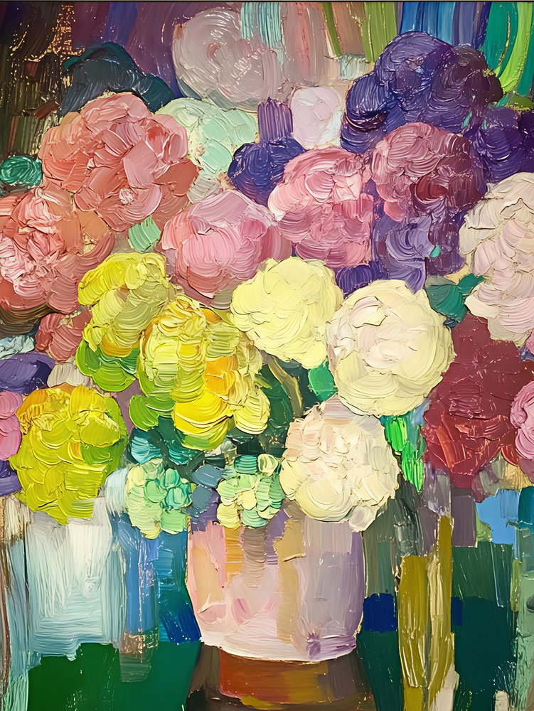Bouquet floral éclatant - Avanesova Elena