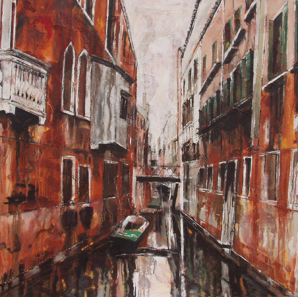 Reflets sur les canaux de Venise - Barbara Piatti